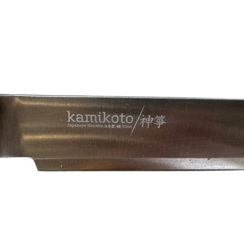 Kamikoto Kanpeki 3-Piece Japanese Honshu Steel Knife Set with Wood Case Box